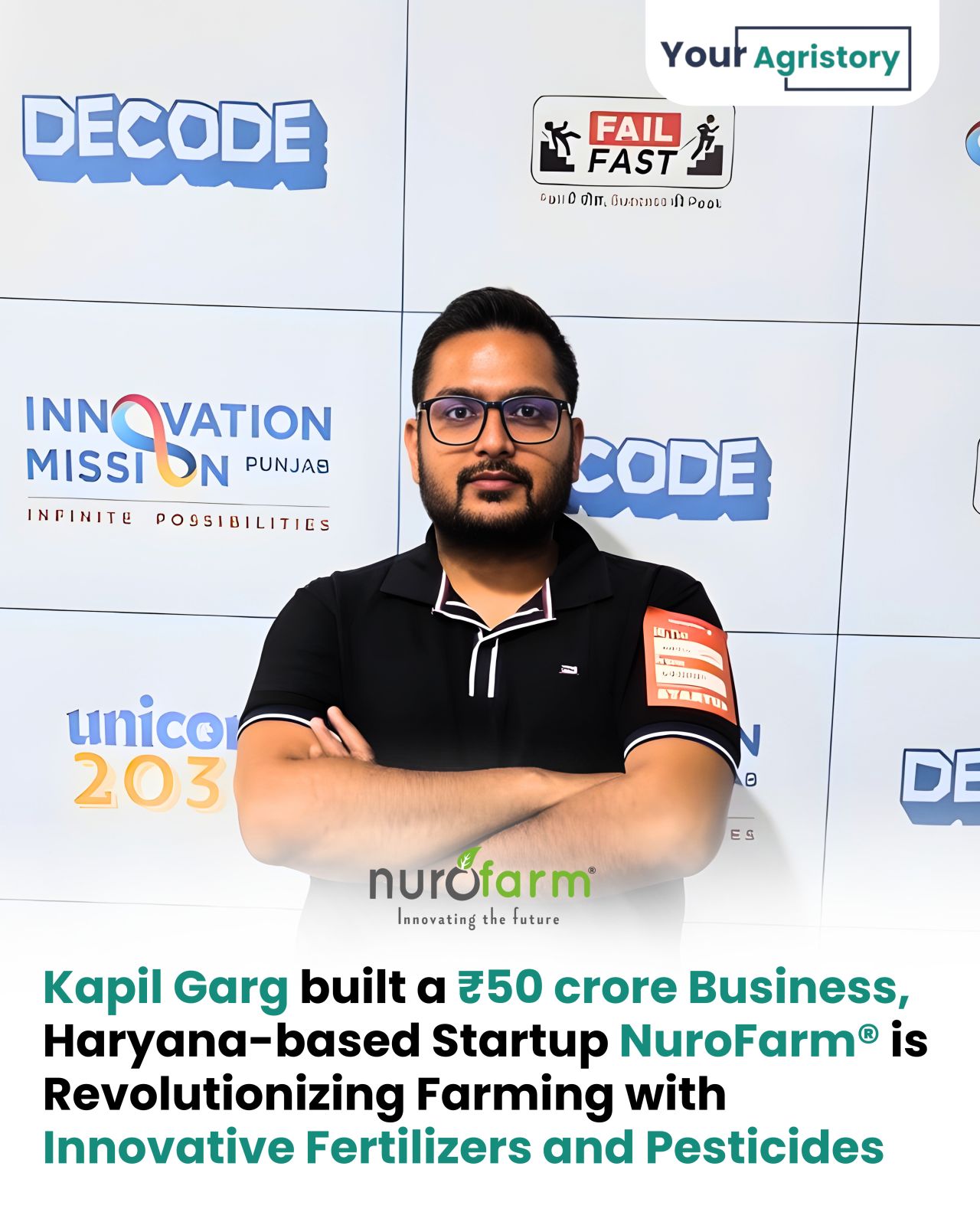 Kapil Garg built a ₹50 crore business, Haryana-based startup NuroFarm is Revolutionizing Farming with Innovative Fertilizers and Pesticides